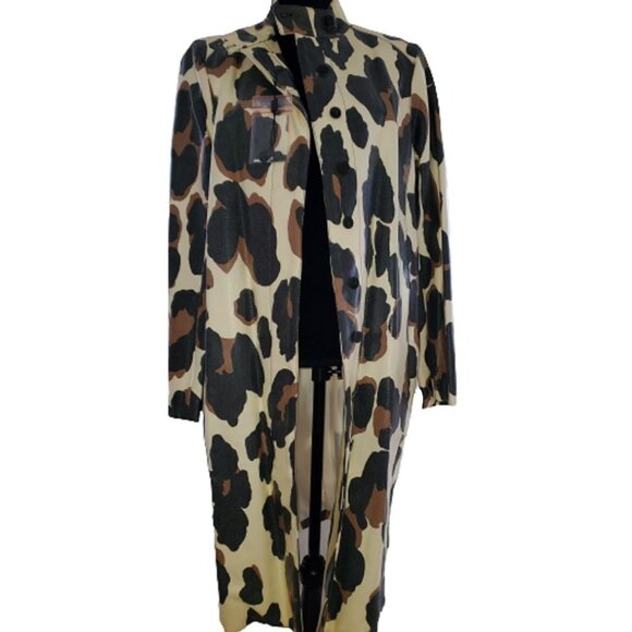 100% AUTHENTIC Luxurious Glamorous YSL Runway Stylish Luxury Jacket Coat Trench - Picture 2 of 16